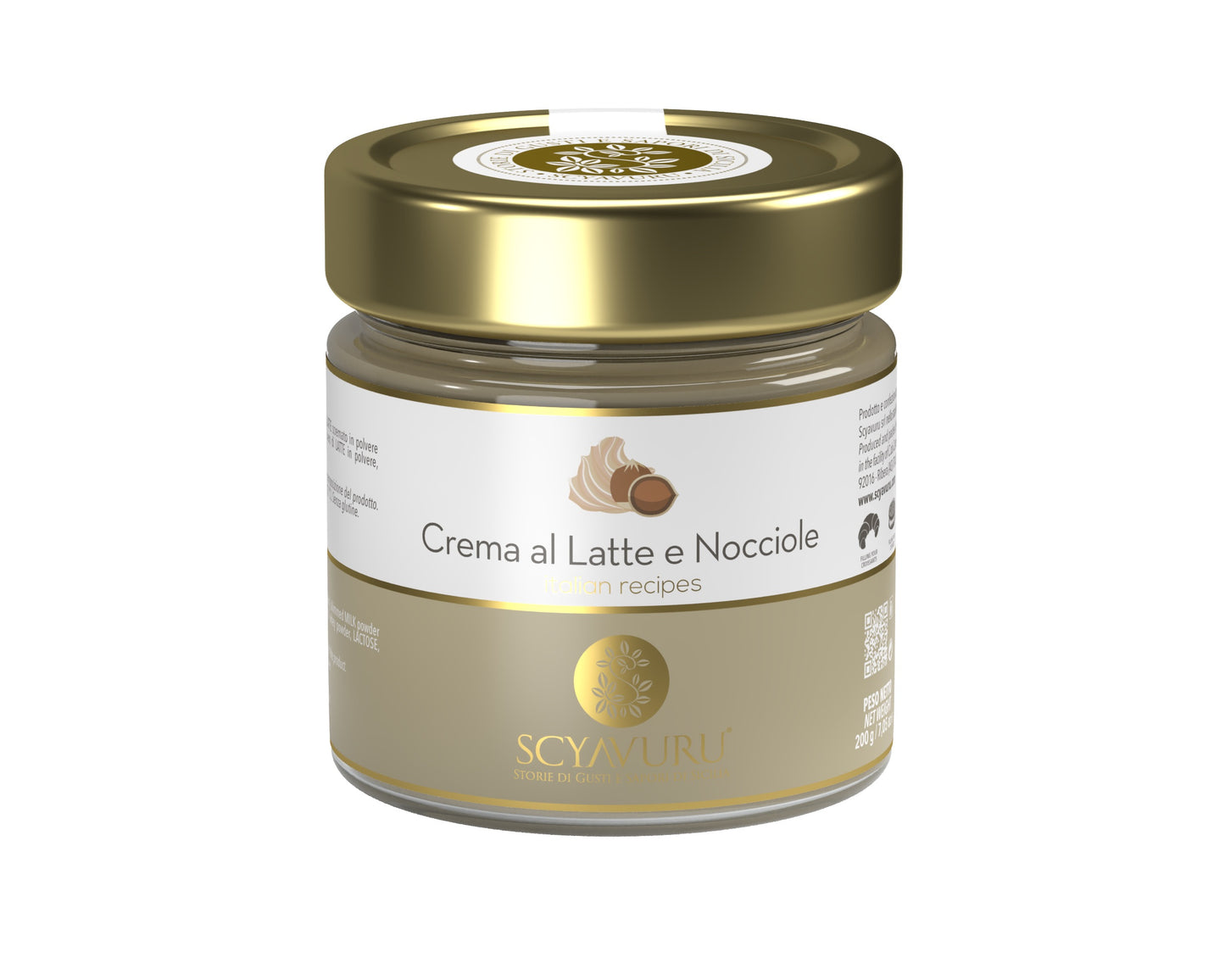 Crema al latte e nocciole 200gr