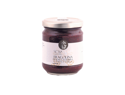 Wild strawberries from Sciacca and Ribera Jam (220gr)