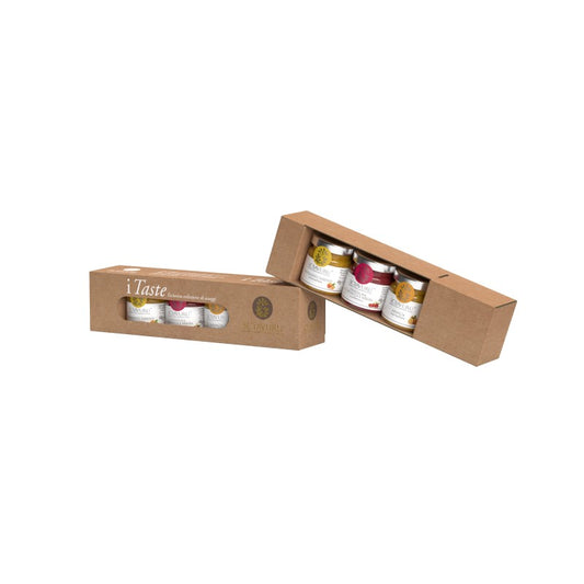 Geschenk-Box mit 3 verschiedenen 40 gr-Marmeladen