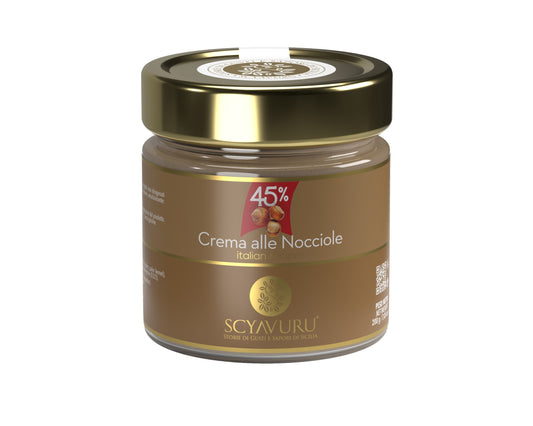 Crema alla nocciola(45%) 200gr
